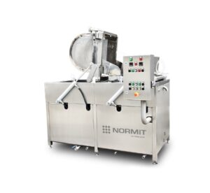 Blancher batch with tilting basket C&C
